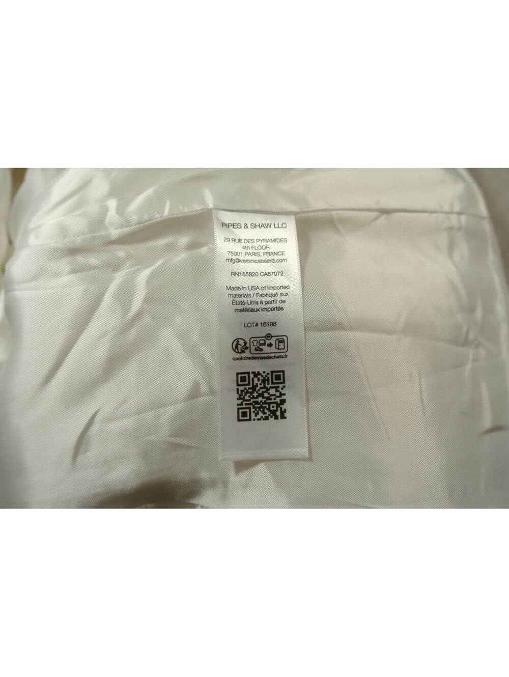 NEW, VERONICA BEARD Cropped Rickie Dickey Jacket in White Sz 6 #SJ2398 - Picture 13 of 14